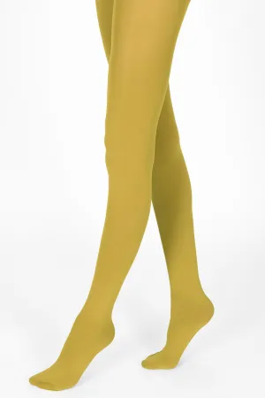 100 Denier Tights - Mustard