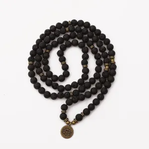 '108 Beads' Lava Stone Mala