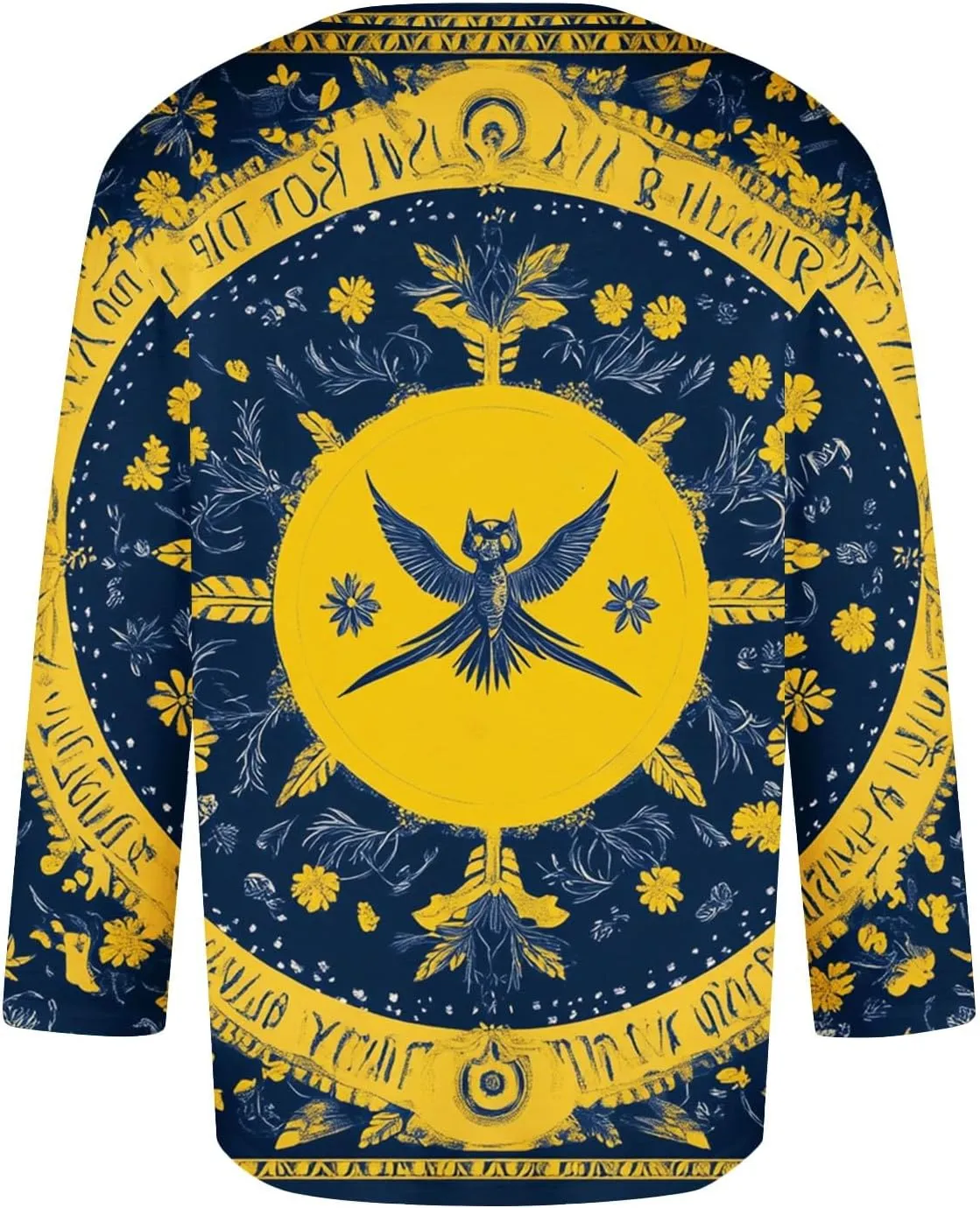 4th July Shirts for Men Men's Casual Crewneck 3/4 Sleeve Shirts Cotton Hawaiian Summer Tops Basic Pullover Workout Tees