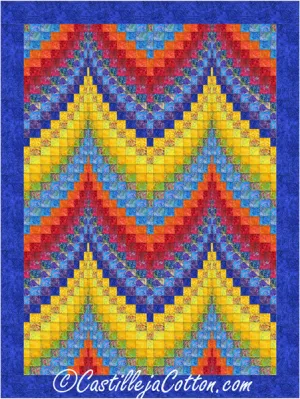 Bargello Melody Quilt Pattern CJC-53772w  - Wholesale Product