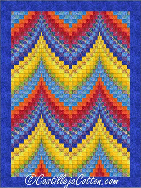 Bargello Melody Quilt Pattern CJC-53772w  - Wholesale Product