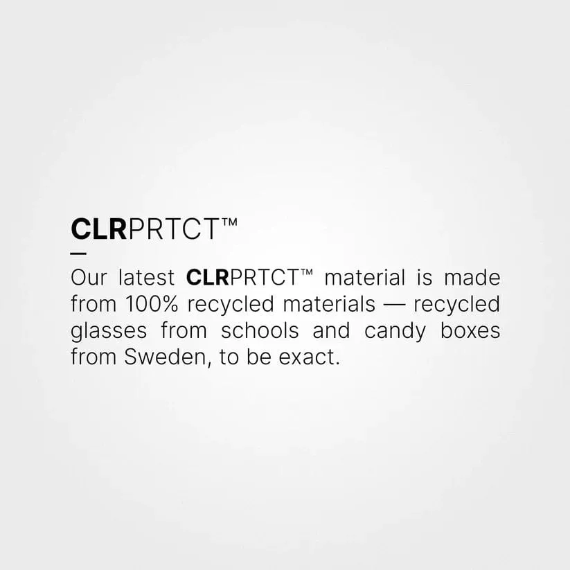 Clear Phone Case, Tinted Cobalt Blue - Circular & Recycled - 3m Drop Protection | CLRPRTCT™