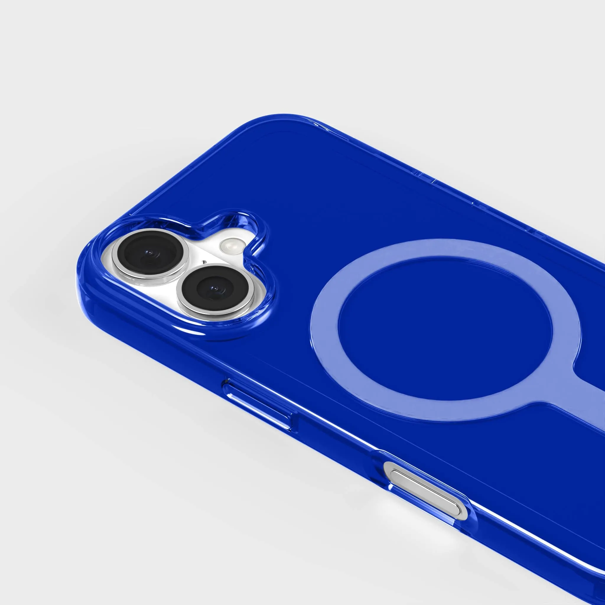 Clear Phone Case, Tinted Cobalt Blue - Circular & Recycled - 3m Drop Protection | CLRPRTCT™