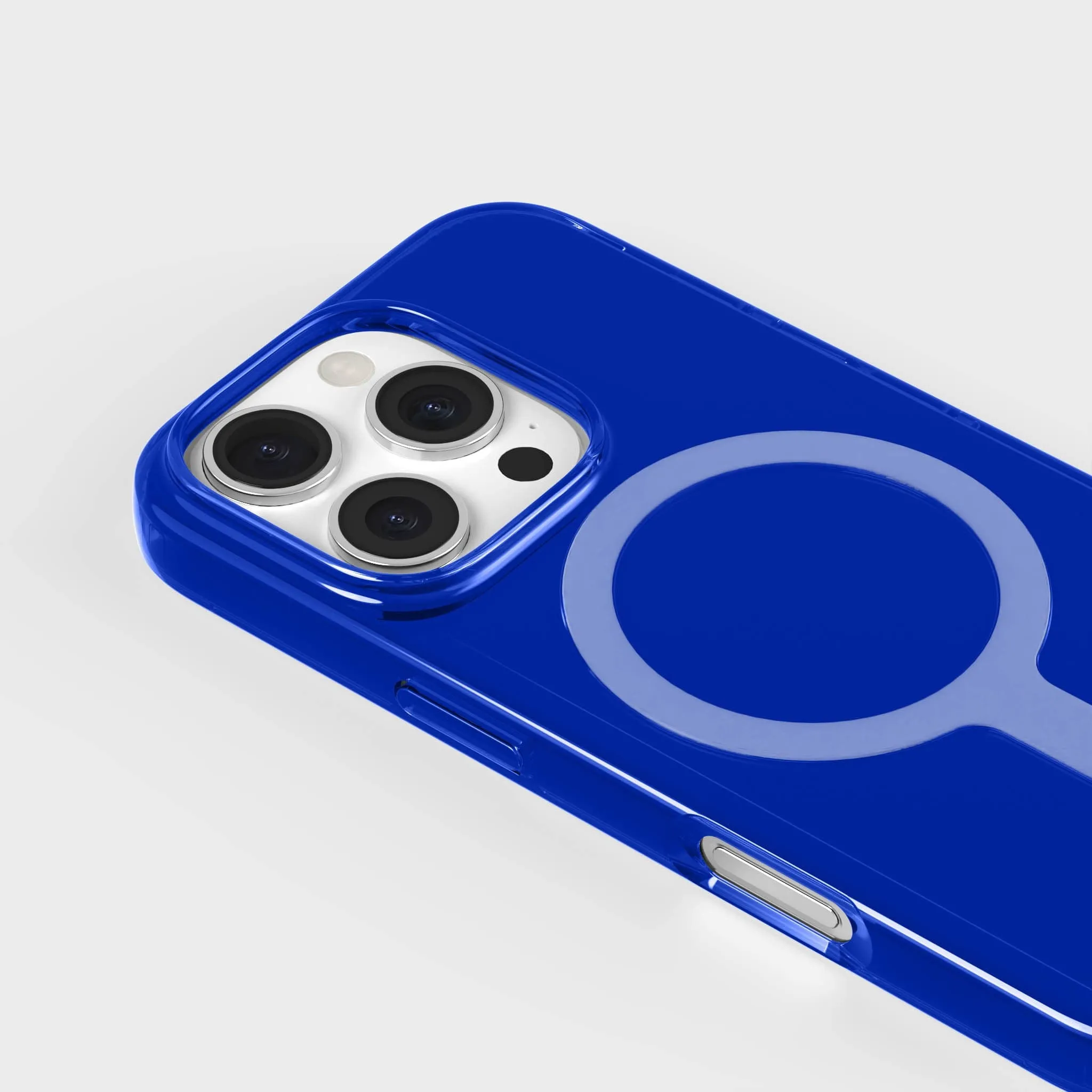 Clear Phone Case, Tinted Cobalt Blue - Circular & Recycled - 3m Drop Protection | CLRPRTCT™