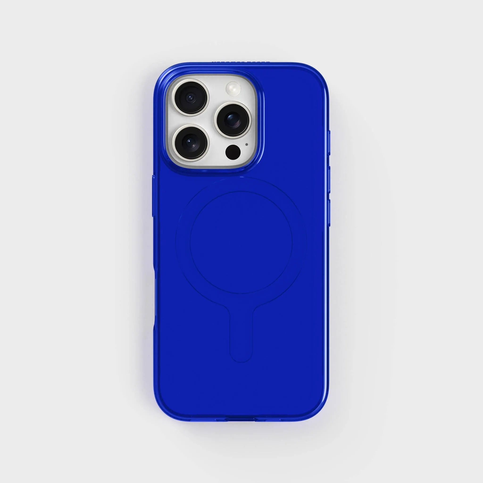 Clear Phone Case, Tinted Cobalt Blue - Circular & Recycled - 3m Drop Protection | CLRPRTCT™