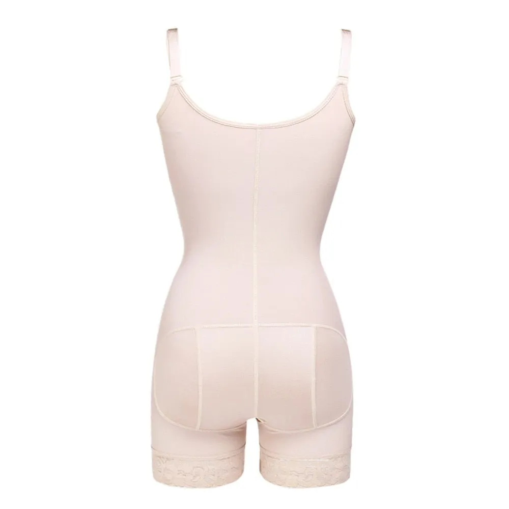 Clip and Zip Waist Lace Shaper Corset Control Shapewear Butt Lifter Strap Body Shaper Underwear Bodysuit Women