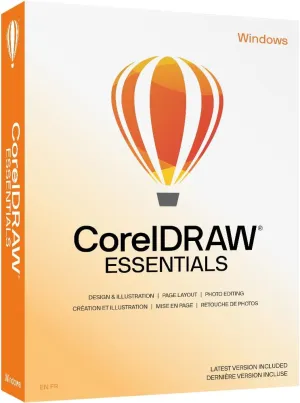 CorelDRAW Essentials 2024 | Graphics Design Software for Occasional Users | Illustration, Layout, and Photo Editing [PC Key Card]