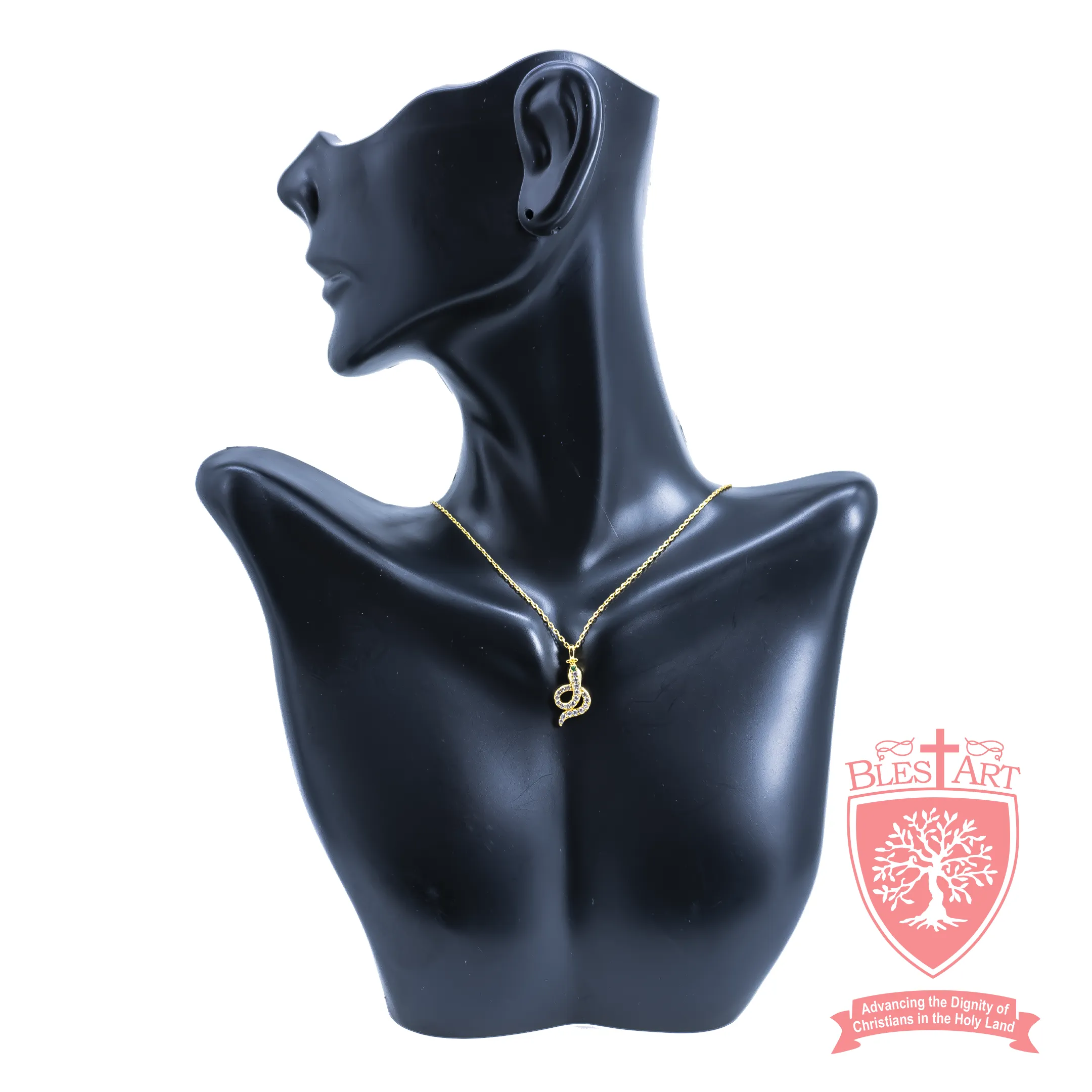 Elegant Gold Plated Pendant Necklace