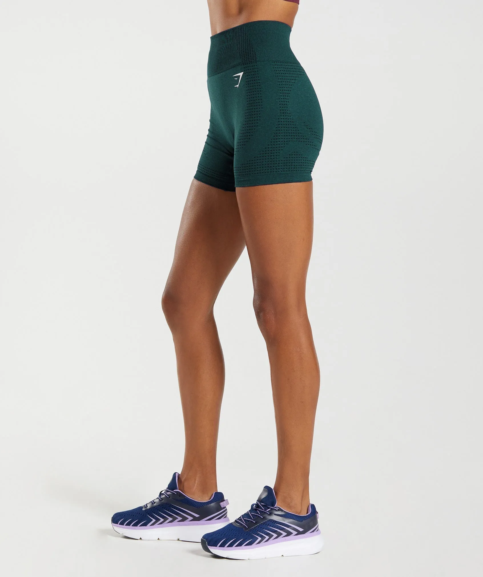 Gymshark Vital Seamless 2.0 Shorts - Deep Teal Marl