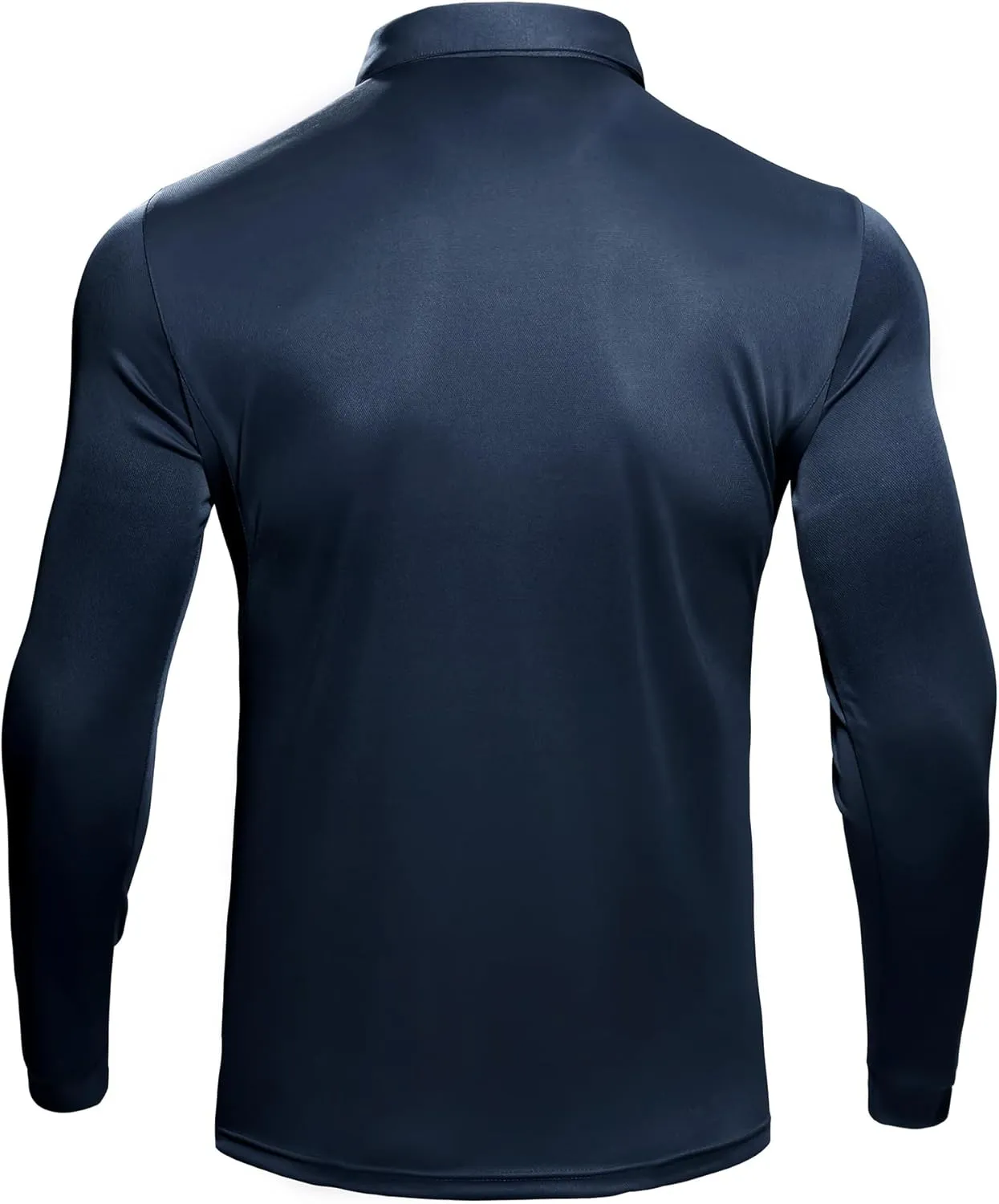 Haimont Men's Performance Dry Fit Polo Shirt Short and Long Sleeve Golf Collared T-Shirts for Tactical Outdoor Hiking