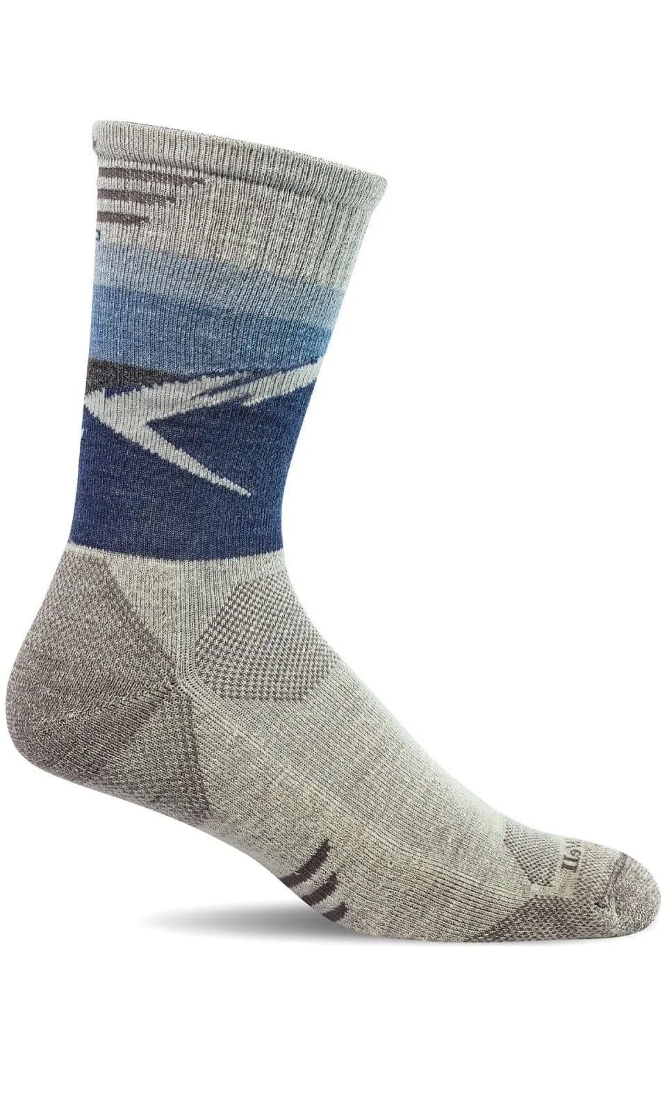 Men's Modern Mountain Crew | Moderate Graduated Compression Socks