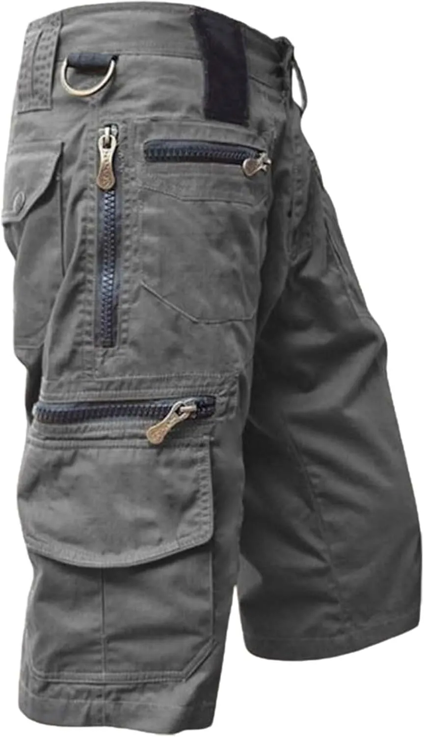 Mens Shorts Cargo Pants Relaxed Fit Casual Below Knee Athletic Short Loose Lightweight Outdoor Workout Hiking Shorts Big Tall