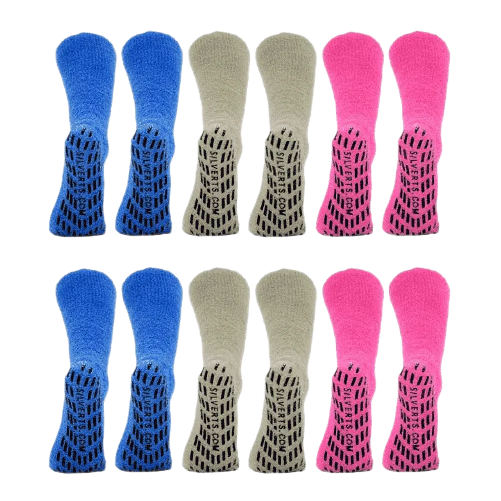 Slipper-Grip Socks 6-pack