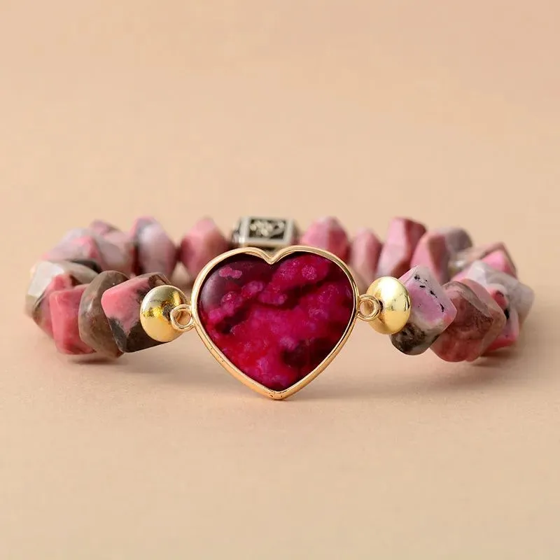 Stretchy Red Tibetan Bracelet
