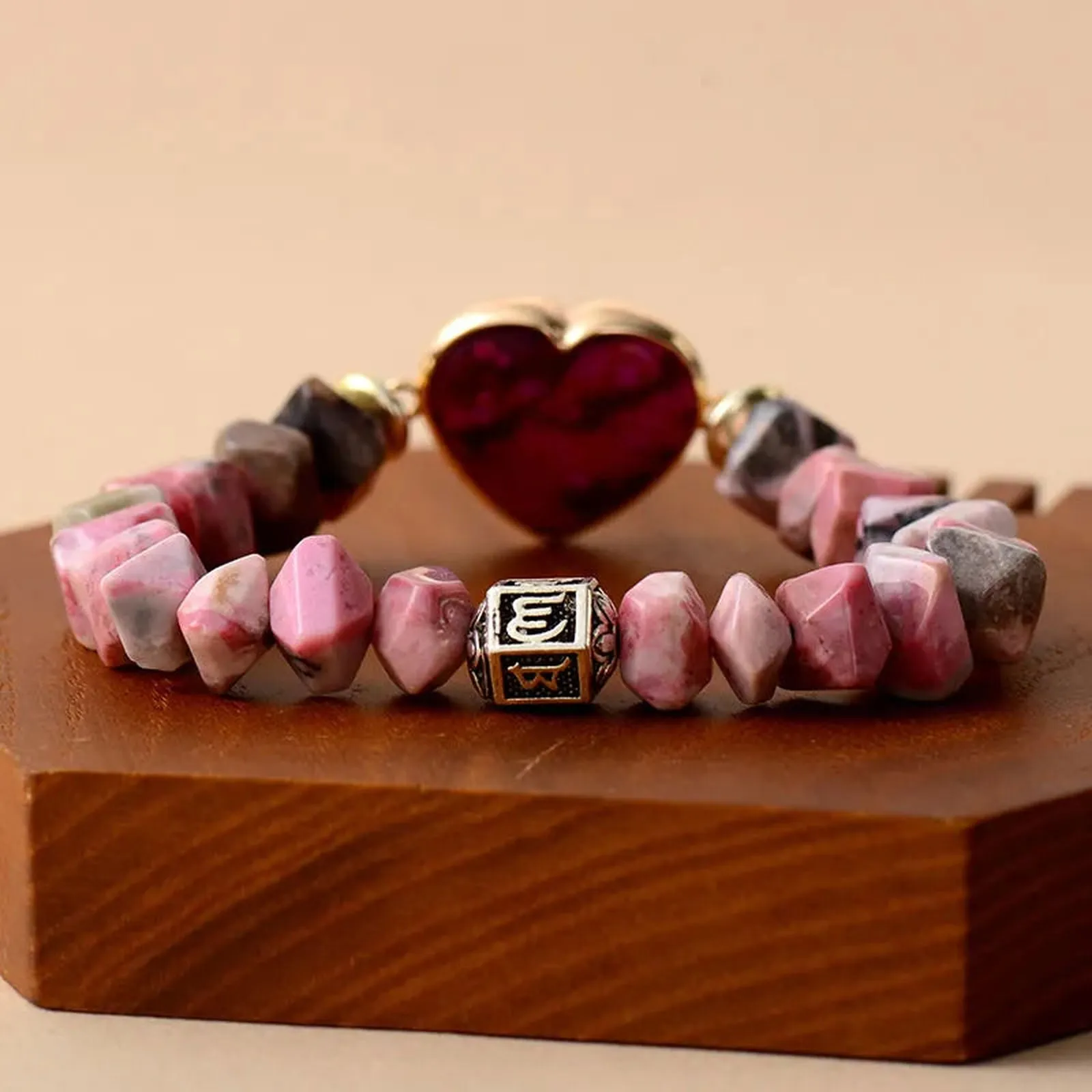 Stretchy Red Tibetan Bracelet
