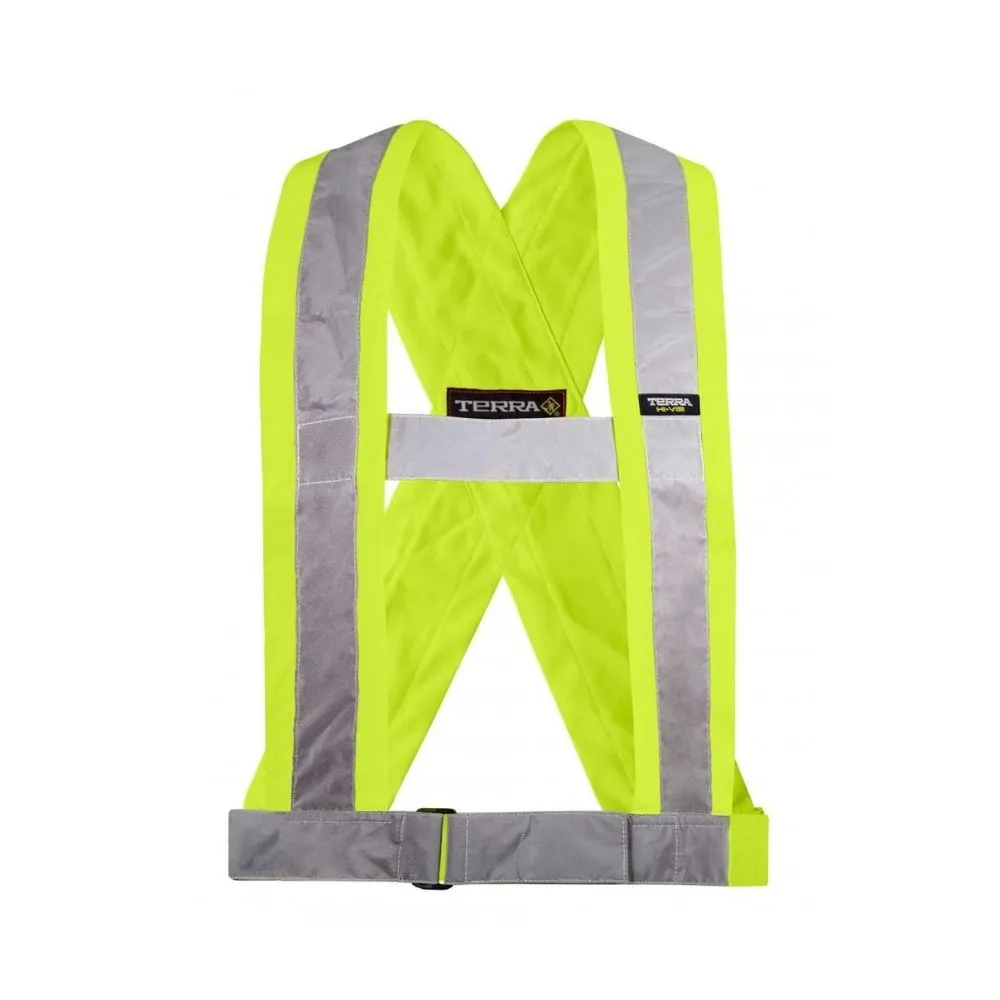 Terra 4 Inch Hi Vis Safety Sash 451004YL